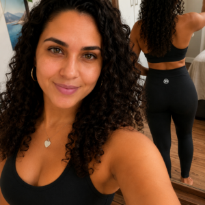 Women's High Waist Workout Athletic & Yoga Leggings (Gray)